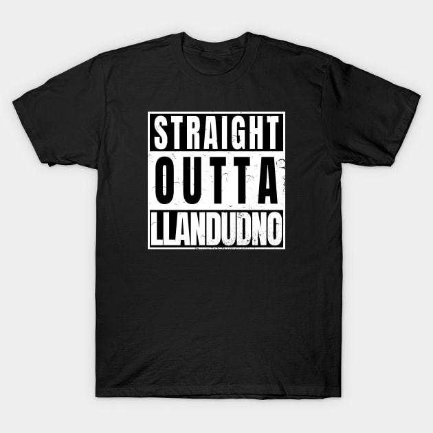 Straight Outta Llandudno T-Shirt by Randomart